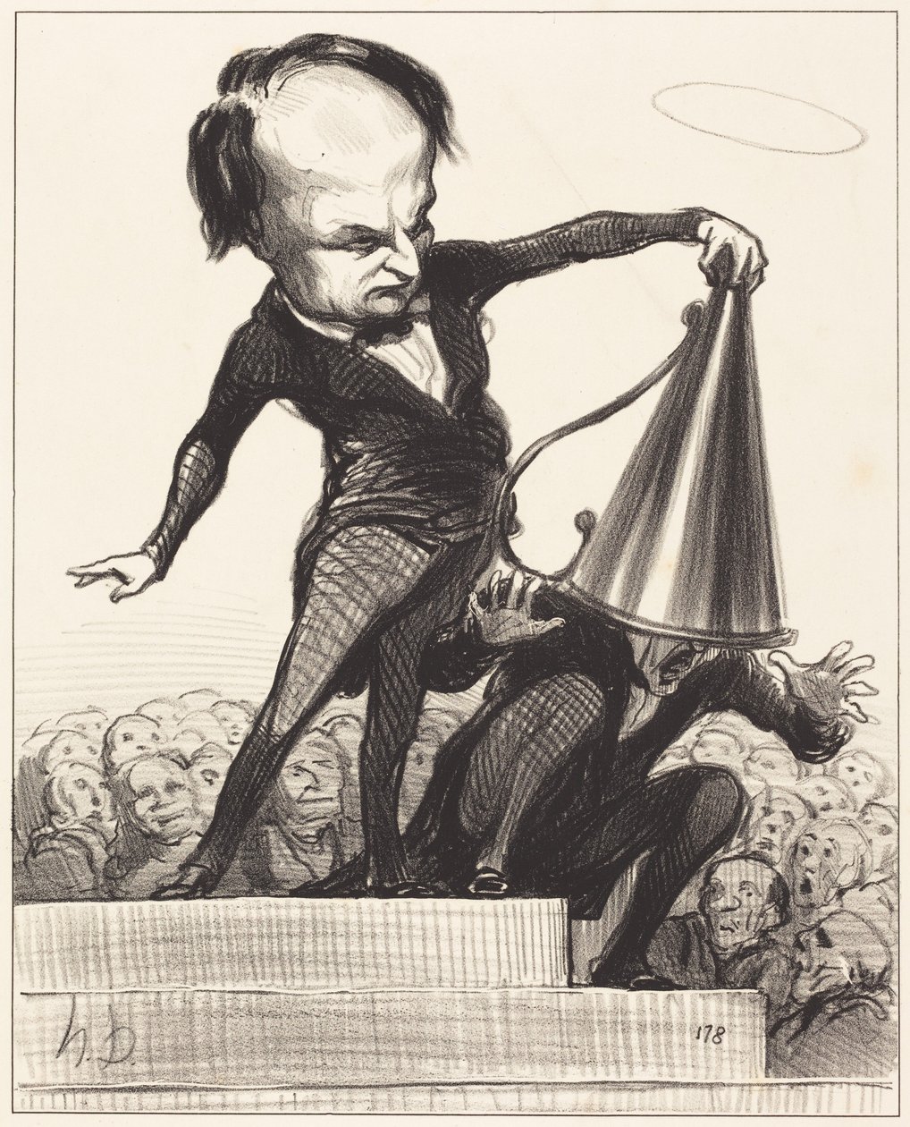 Én glans slukker en anden af Honoré Daumier