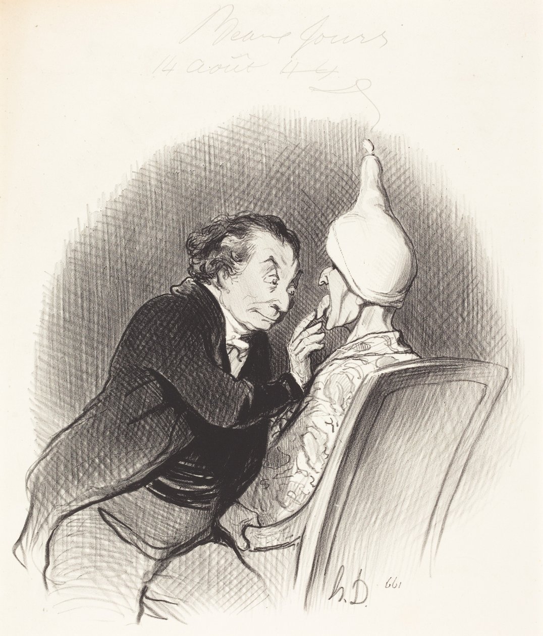 Et lykkeligt fund af Honoré Daumier