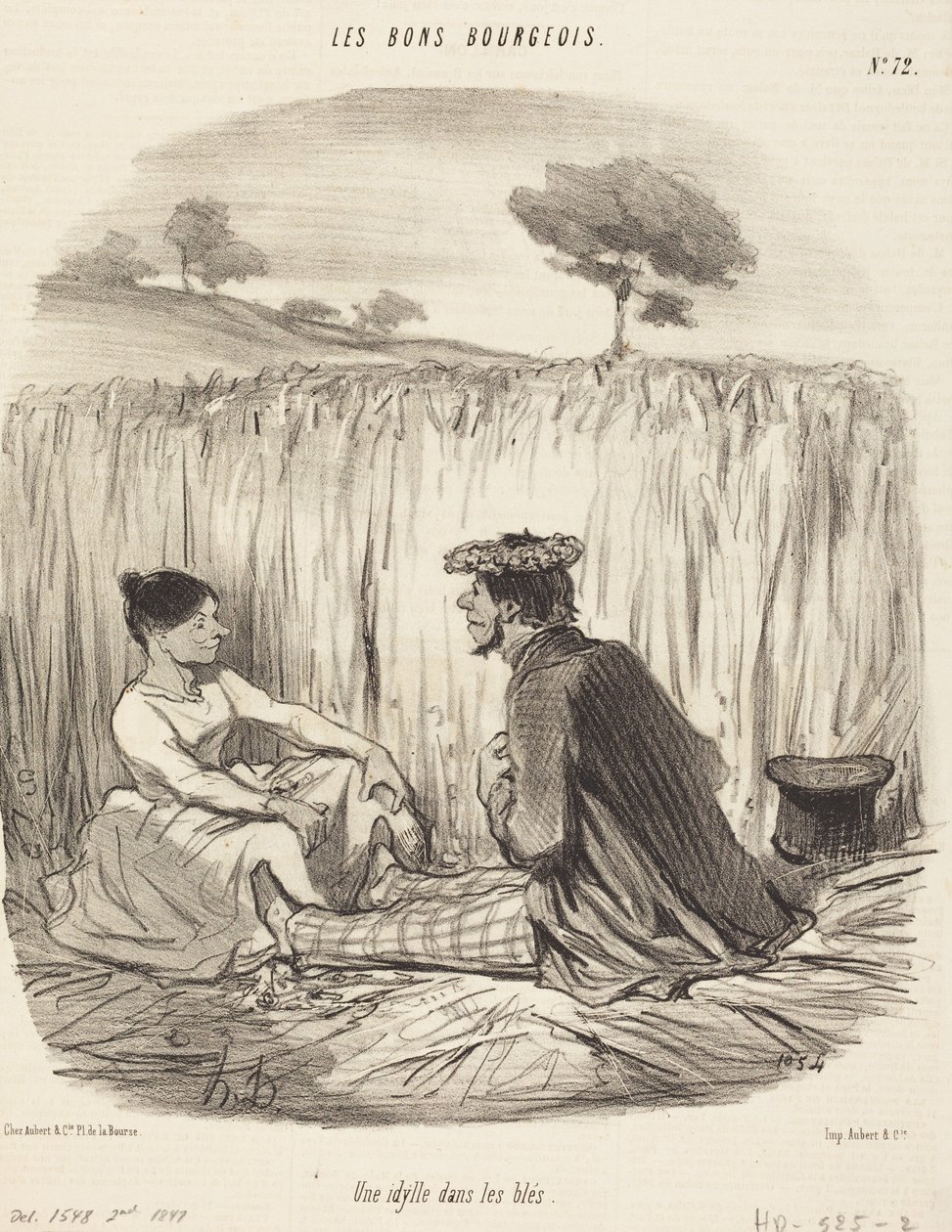 En idyl i hveden af Honoré Daumier