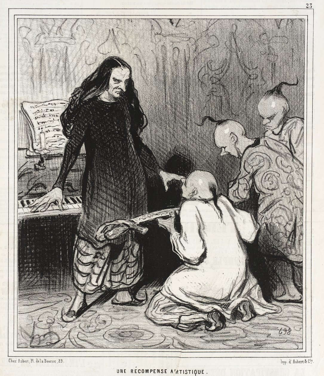 En kunstnerisk belønning af Honoré Daumier