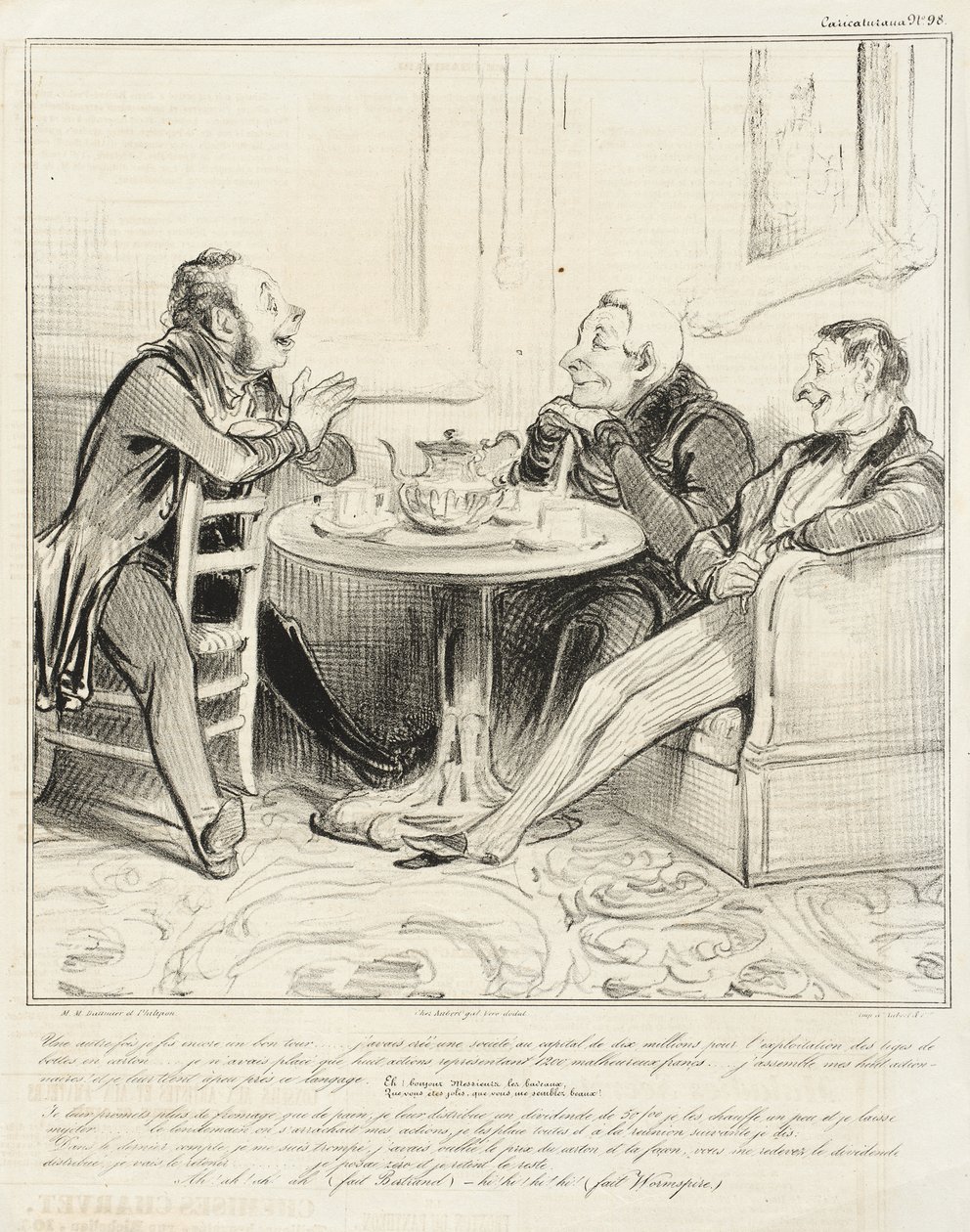 En anden gang lavede jeg igen et godt nummer... af Honoré Daumier