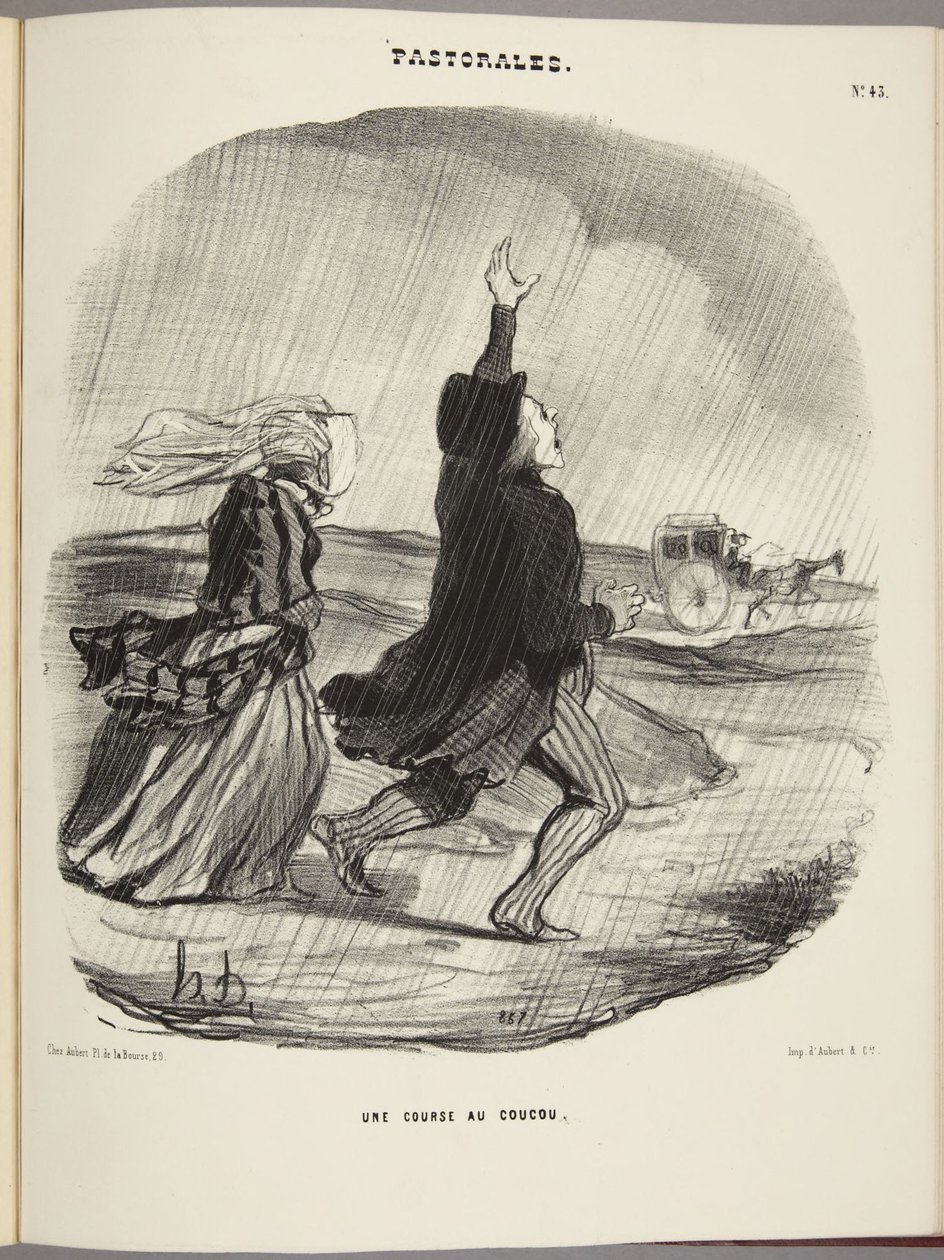 Et gøgeløb af Honoré Daumier
