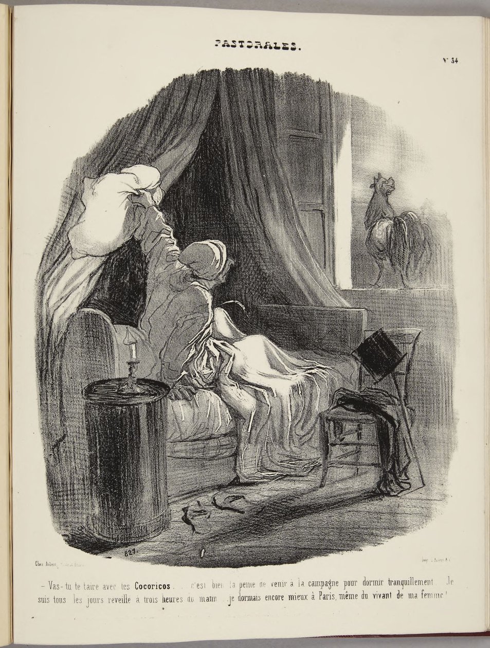 Vil du tie stille med dine kykkelikyer... af Honoré Daumier