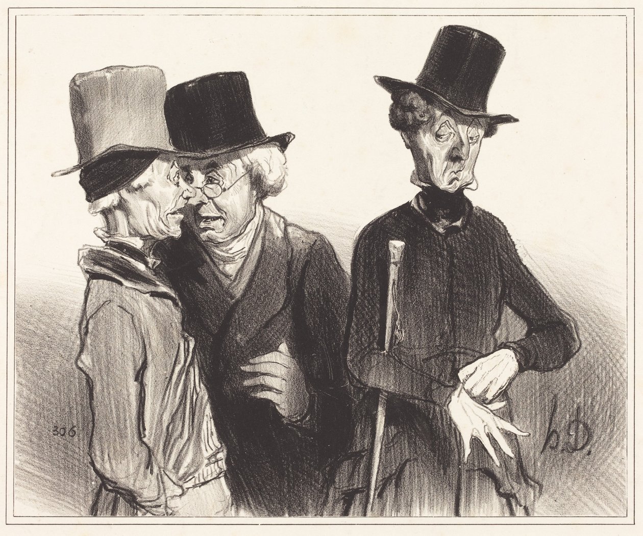 Se! Du er blevet rentier, jeg læge, han... af Honoré Daumier