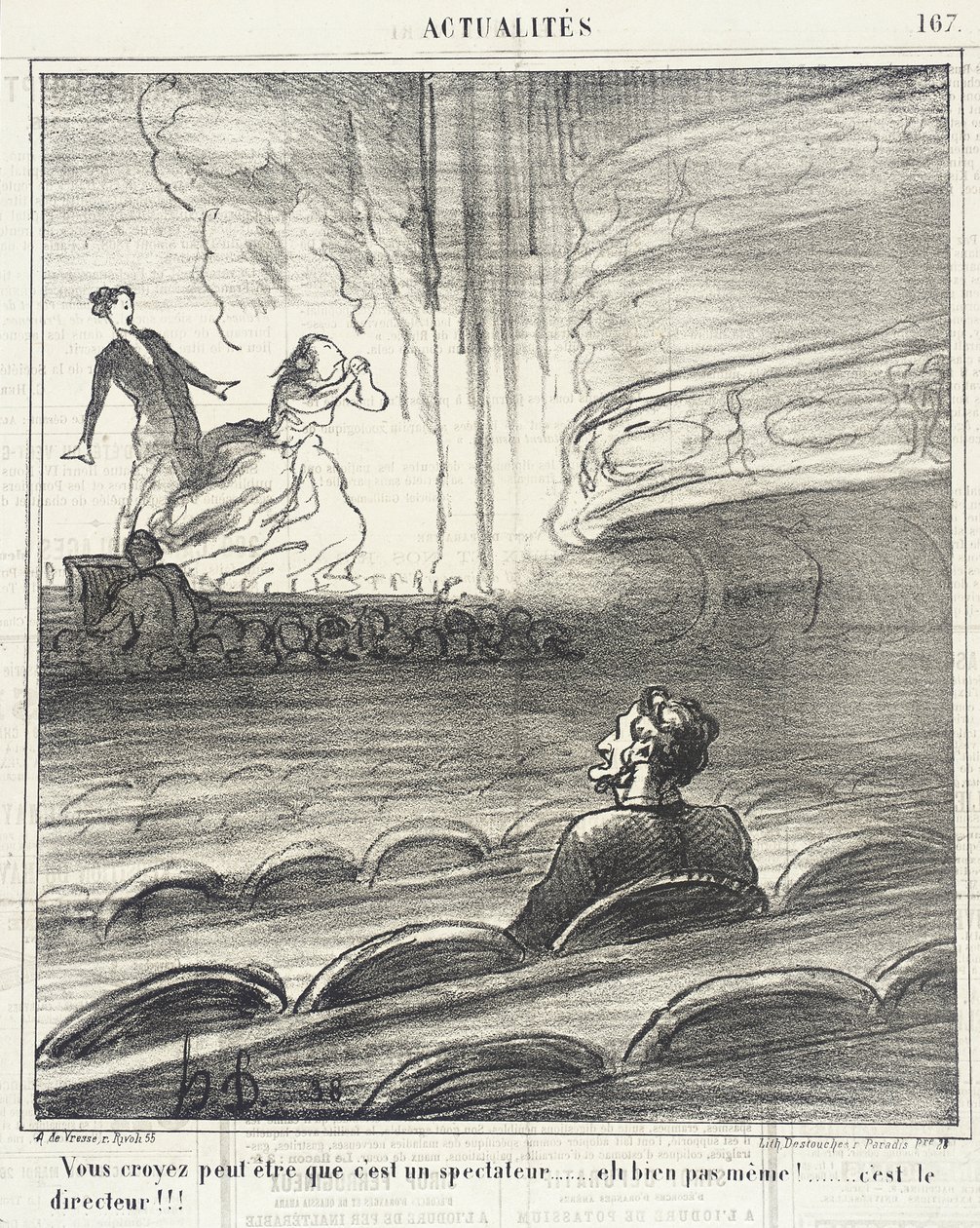 I tror... at han er tilskuer... af Honoré Daumier