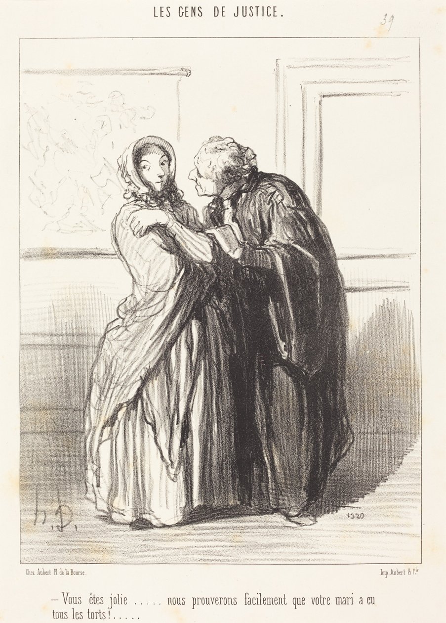 De er køn... af Honoré Daumier