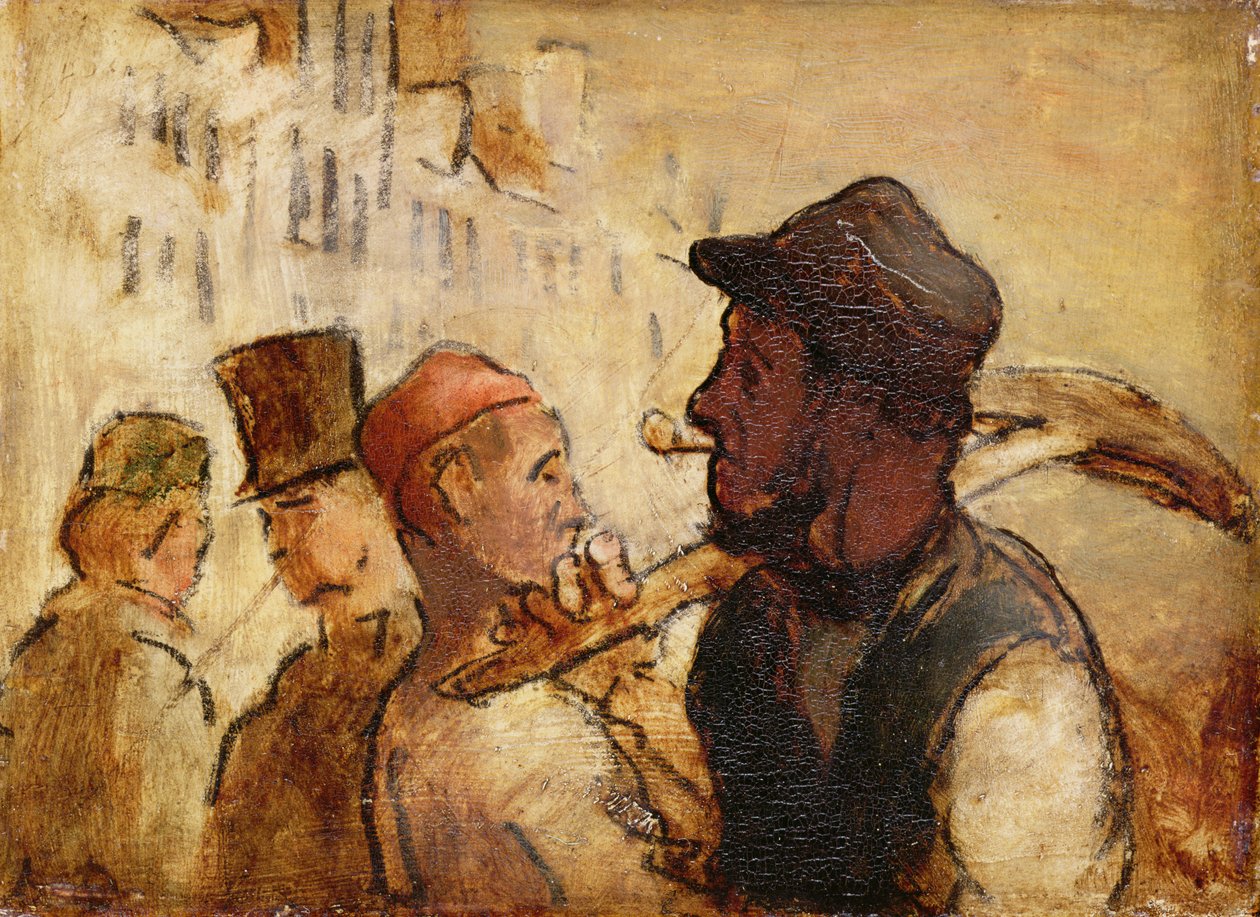 Arbejdere på gaden af Honoré Daumier