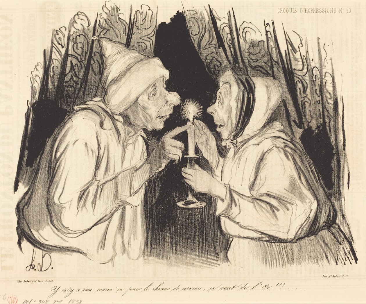 Der er intet som det mod forkølelse... af Honoré Daumier