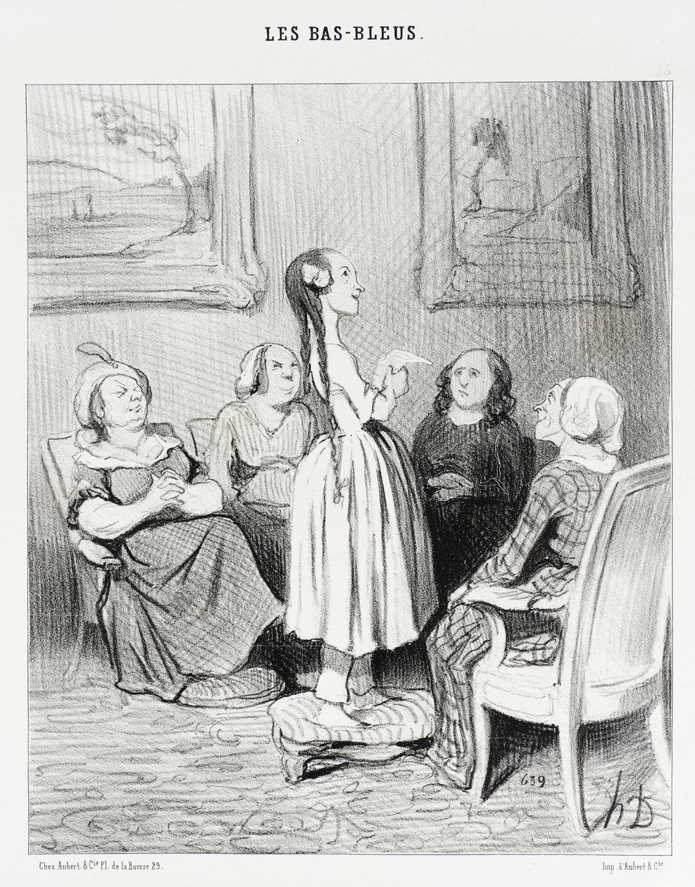 «...selv om de skulle forbande mig...» af Honoré Daumier