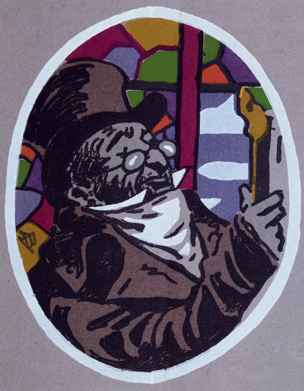 Le cousin Pons, karikatur til roman af Honore de Balzac (1799-1850) af Honore de Balzac