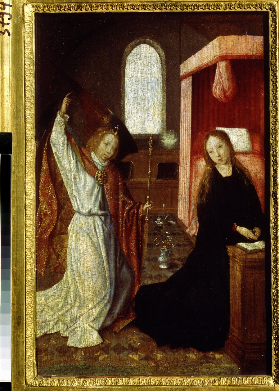 ""Bebudelsen"" Maleri af Mesteren af ​​Hoogstraeten (aktiv mellem 1490 og 1530) Begyndelsen af ​​det 16. århundrede Pushkin Museum, Moskva af Hoogstraeten Master