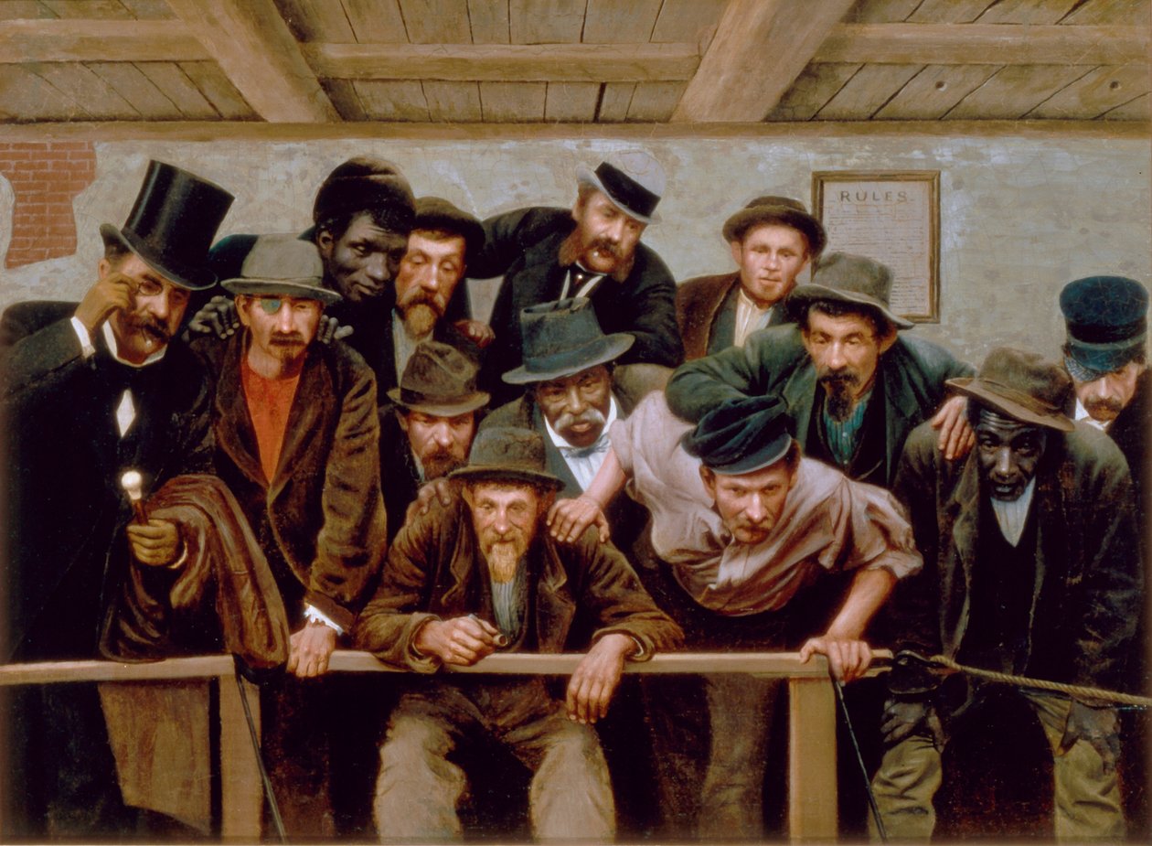 Nærmer sig problemet ved cockpittet, 1870 af Horace Bonham