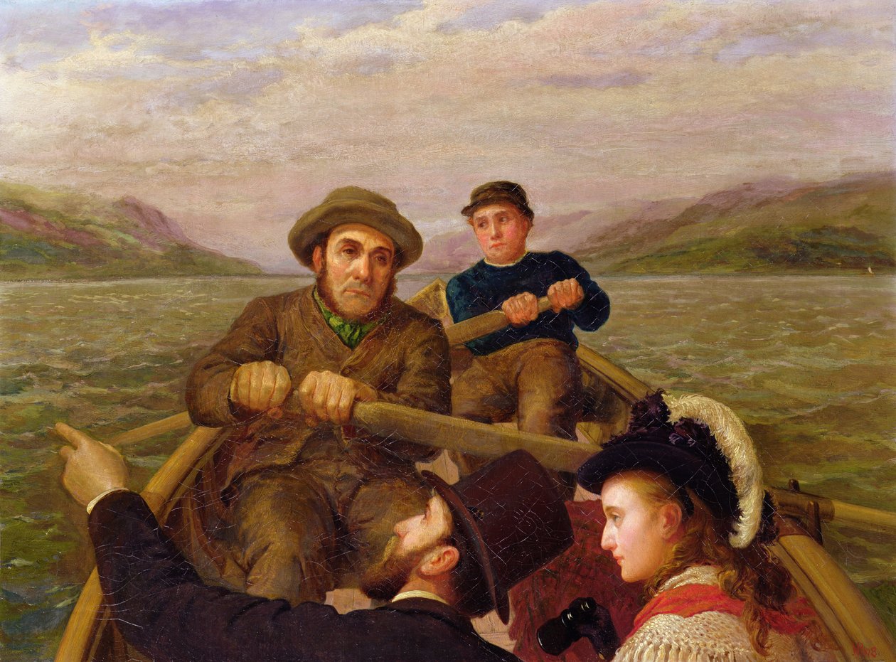 Rejse med robåd, 1878 af Horace Petherick