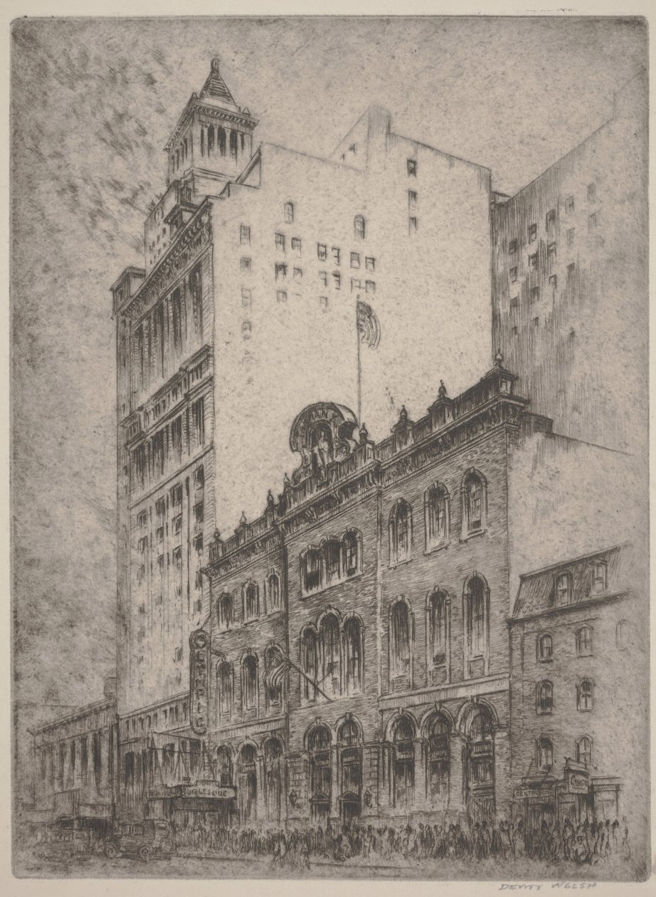Tammany Hall (ætsning) af Horace Devitt Welsh
