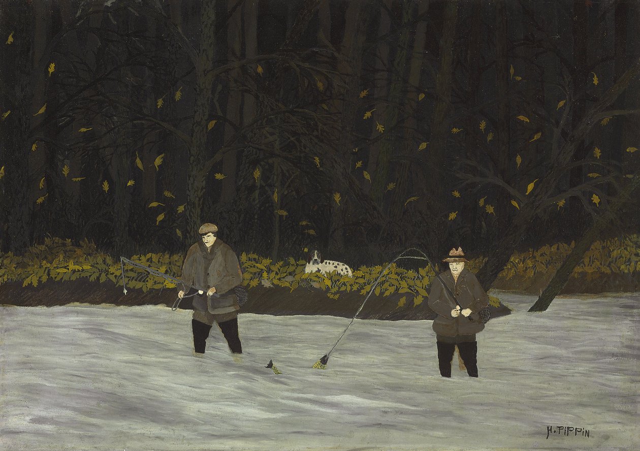 Fiskeri i Brandywine: Tidligt efterår af Horace Pippin