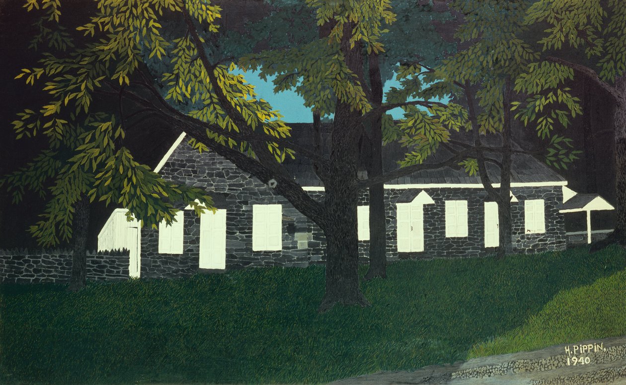 Venners mødehus af Horace Pippin
