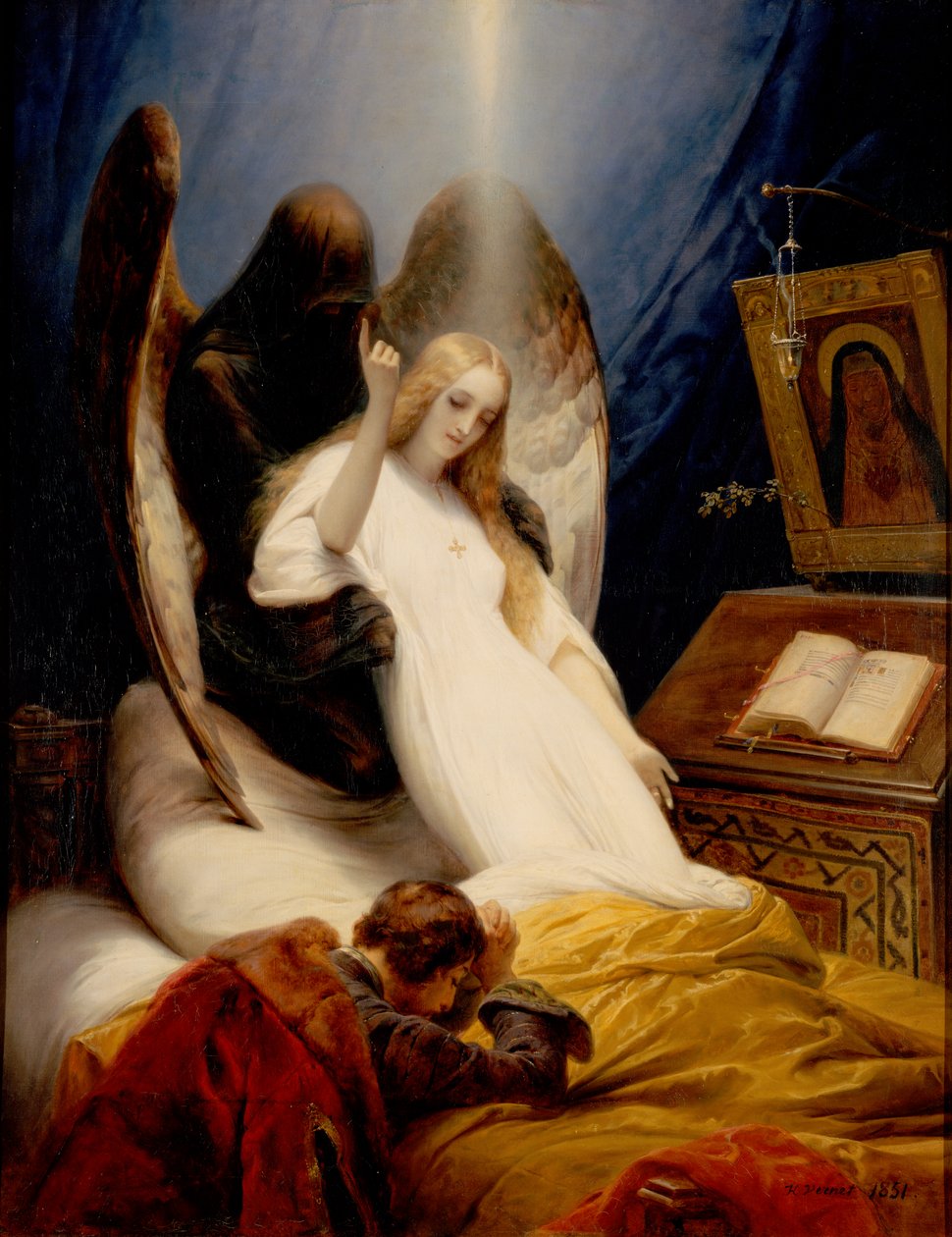 Dødens engel af Emile Jean Horace Vernet