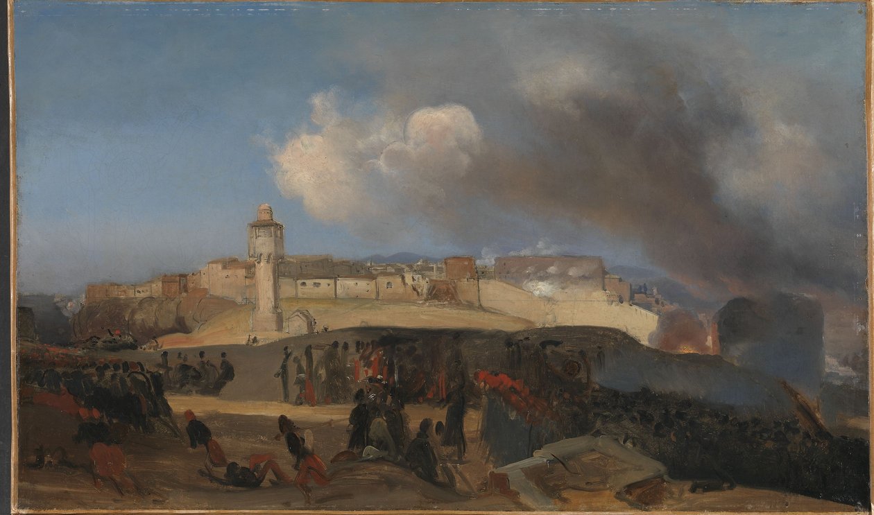 Det andet angreb på Constantine, 13. oktober 1837 af Horace Vernet