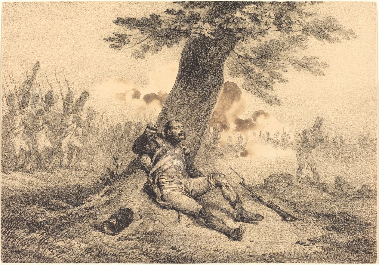 Credin de Sort!... af Emile Jean Horace Vernet