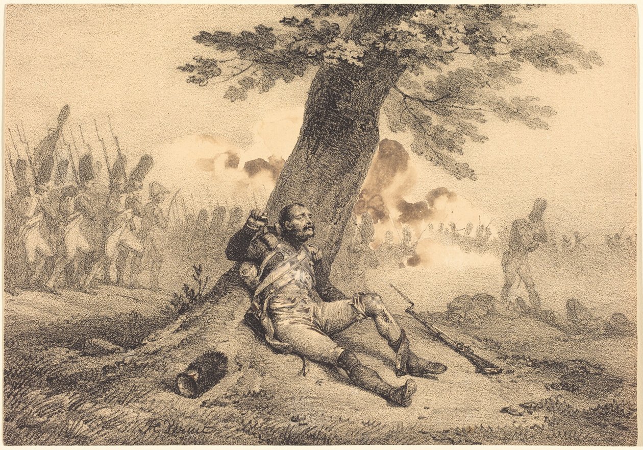 Tro på Sort!... af Horace Vernet
