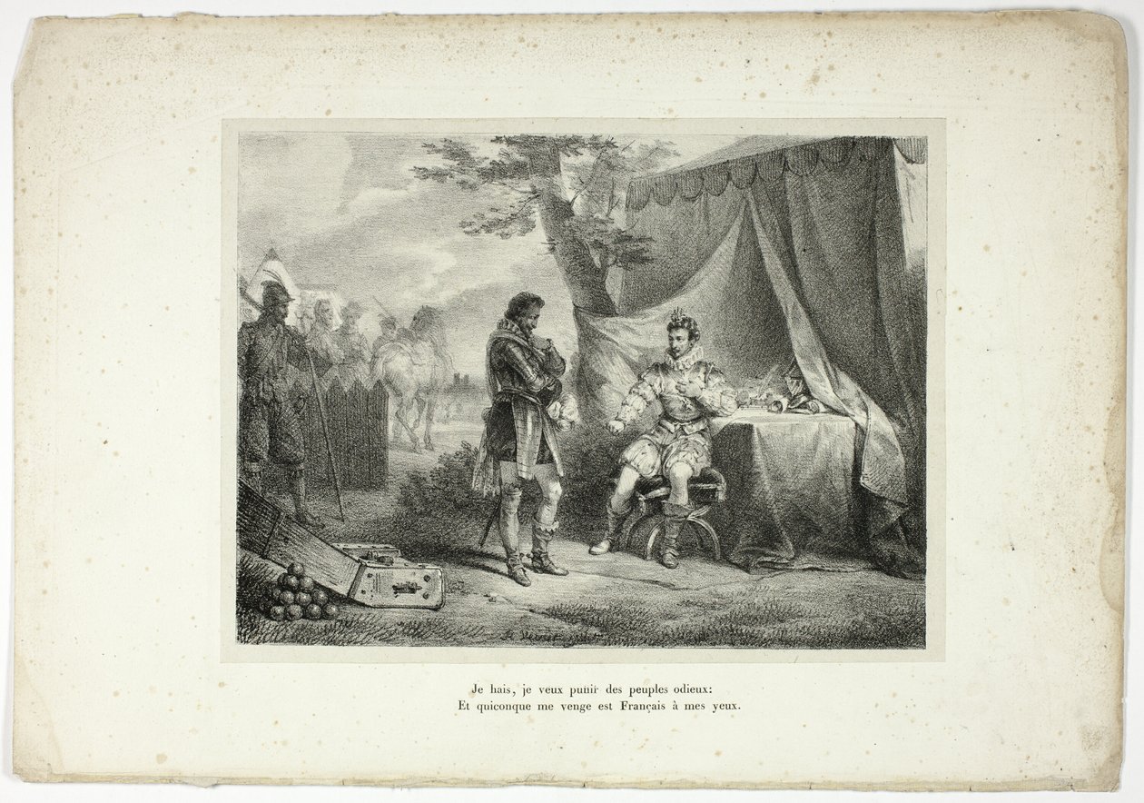 Jeg hader, jeg vil straffe afskyelige mennesker... af Horace Vernet