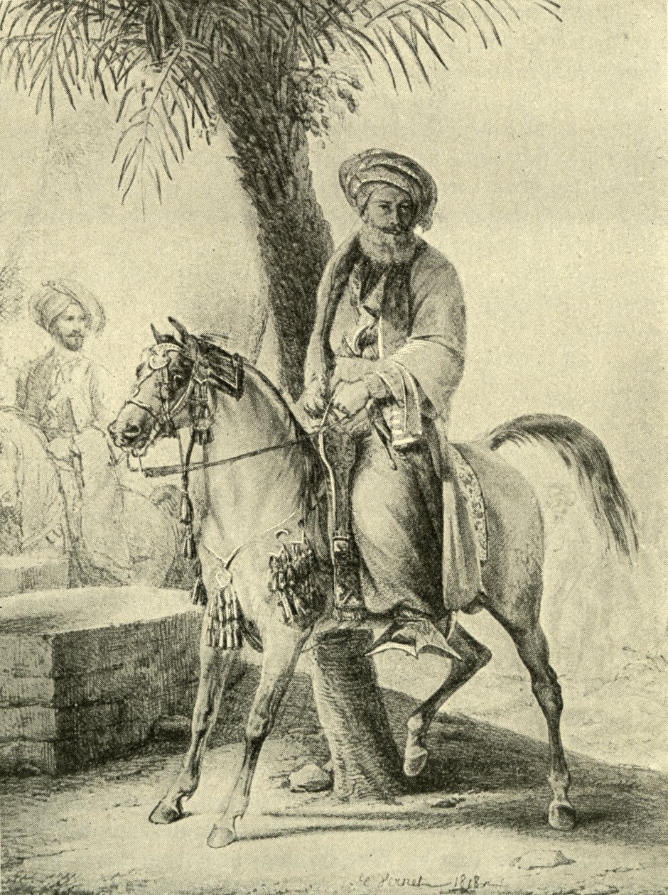 Muhammad Ali af Egypten - af Emile Jean Horace Vernet