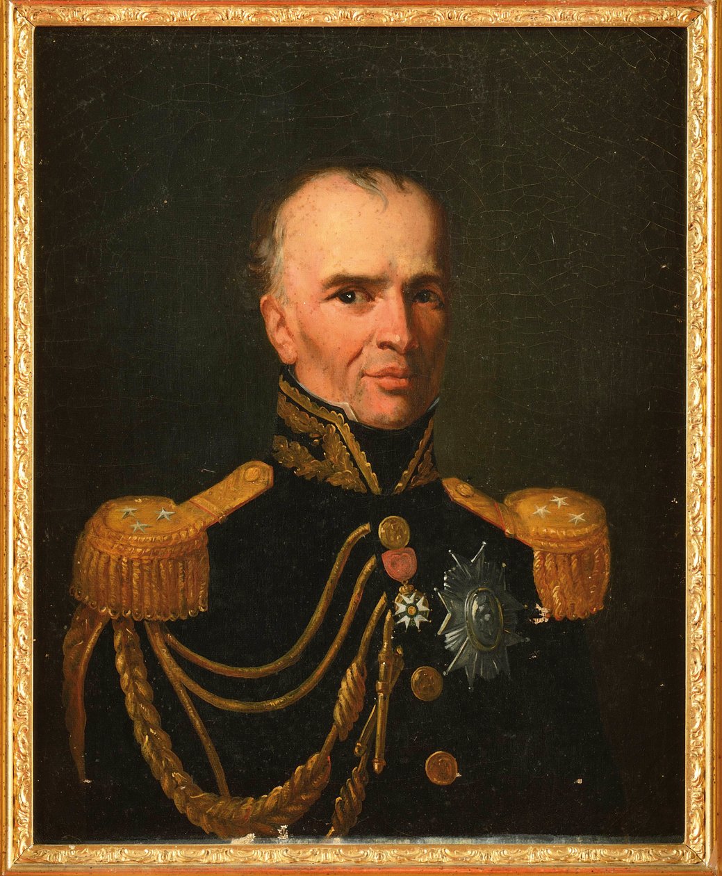 Portræt af general Antoine Drouot af Emile Jean Horace Vernet