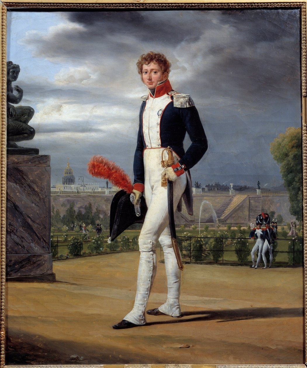 Portræt af samleren Philippe Lenoir (1785 - 1867). Maleri af Emile Dit Horace Vernet (1789-1863) af Emile Jean Horace Vernet