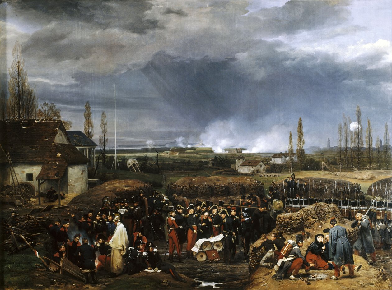 Belejring af citadellet i Antwerpen, 22. december 1832 af Horace Vernet