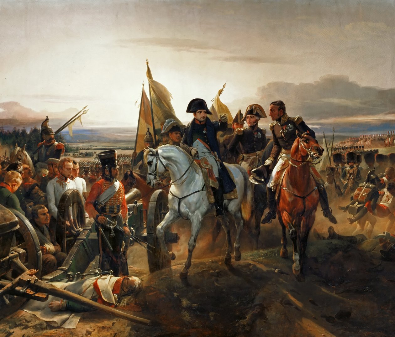 Slaget ved Friedland den 14. juni 1807 af Emile Jean Horace Vernet