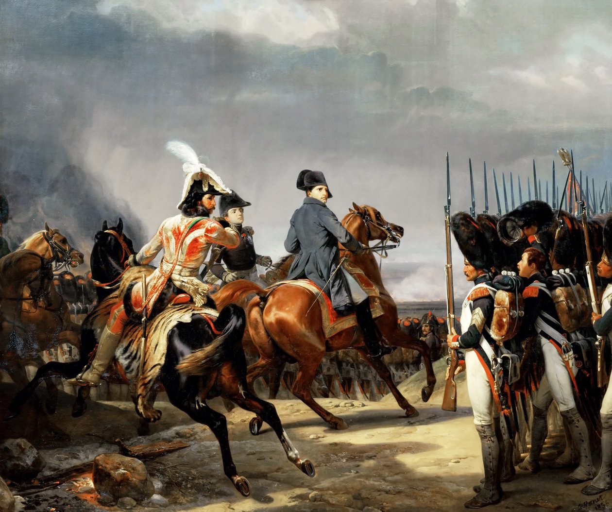 Slaget ved Jena den 14. oktober 1806 af Emile Jean Horace Vernet