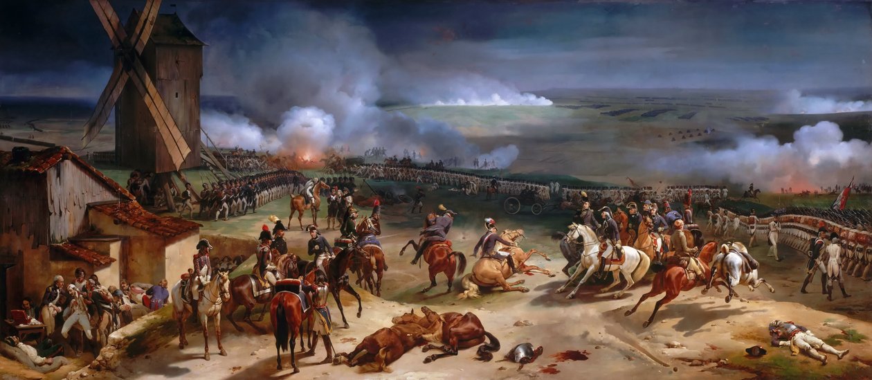 Slaget ved Valmy, 20. september 1792 af Emile Jean Horace Vernet