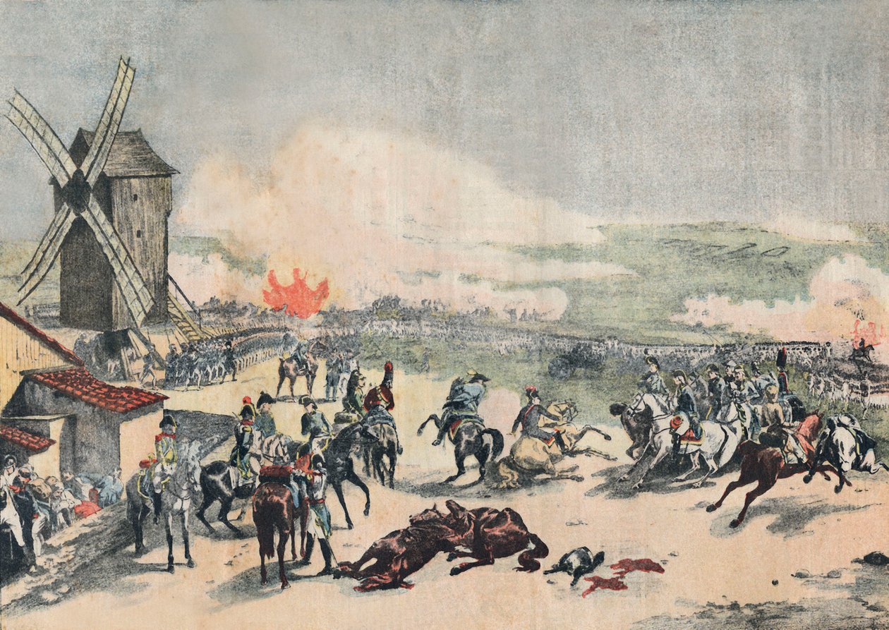 Valmy battle den 20. september af Emile Jean Horace Vernet