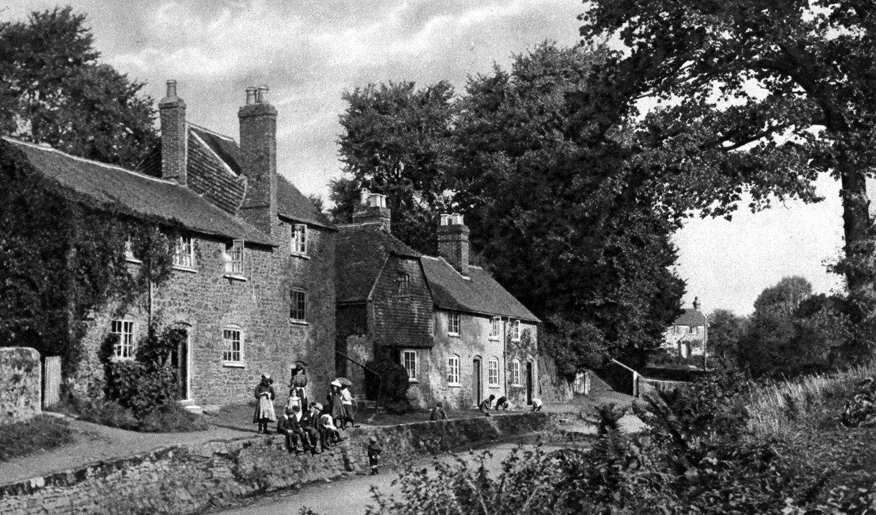 The Swan Inn, Fittleworth, Sussex, c1922 af Horace Walter Nicholls