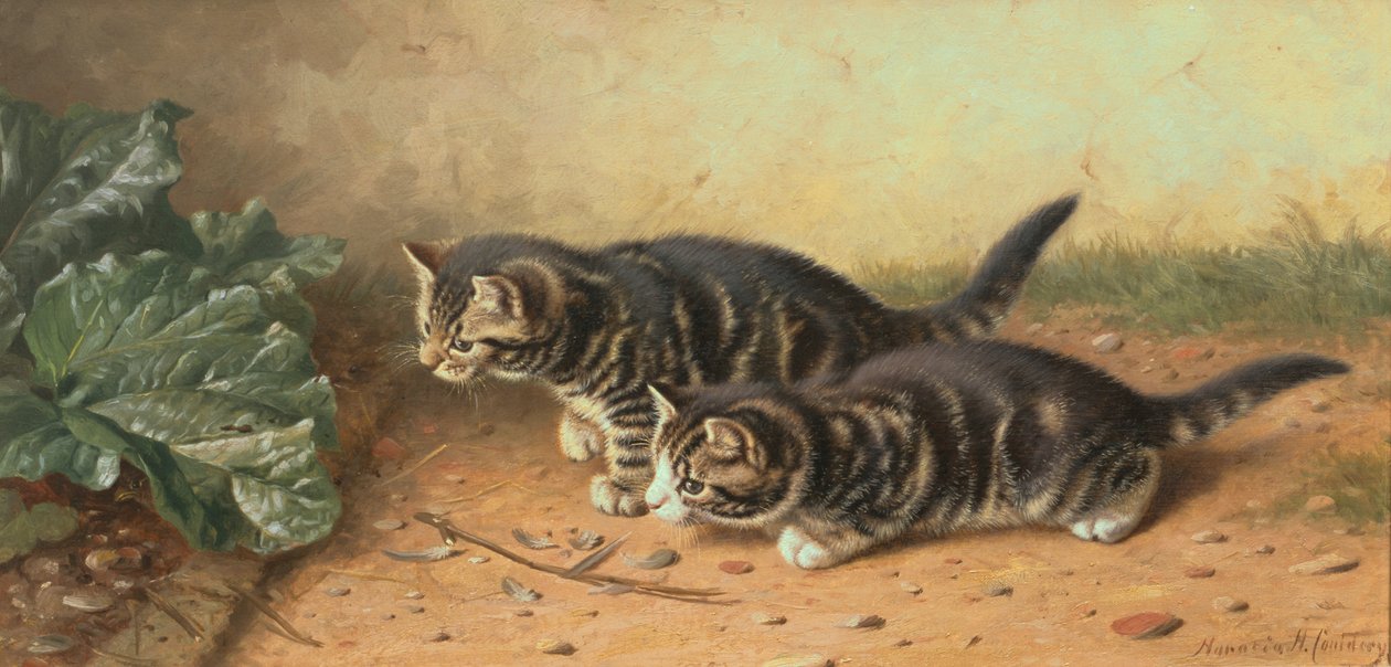 Hjørnede (olie på lærred) af Horatio Henry Couldery