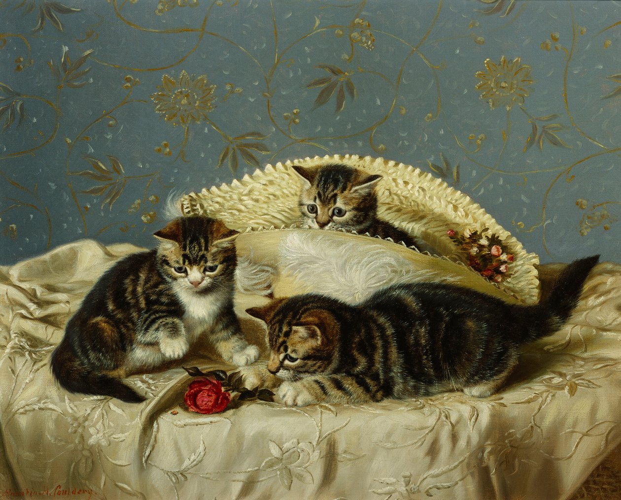 Killinger op til Mischief (olie på lærred) af Horatio Henry Couldery