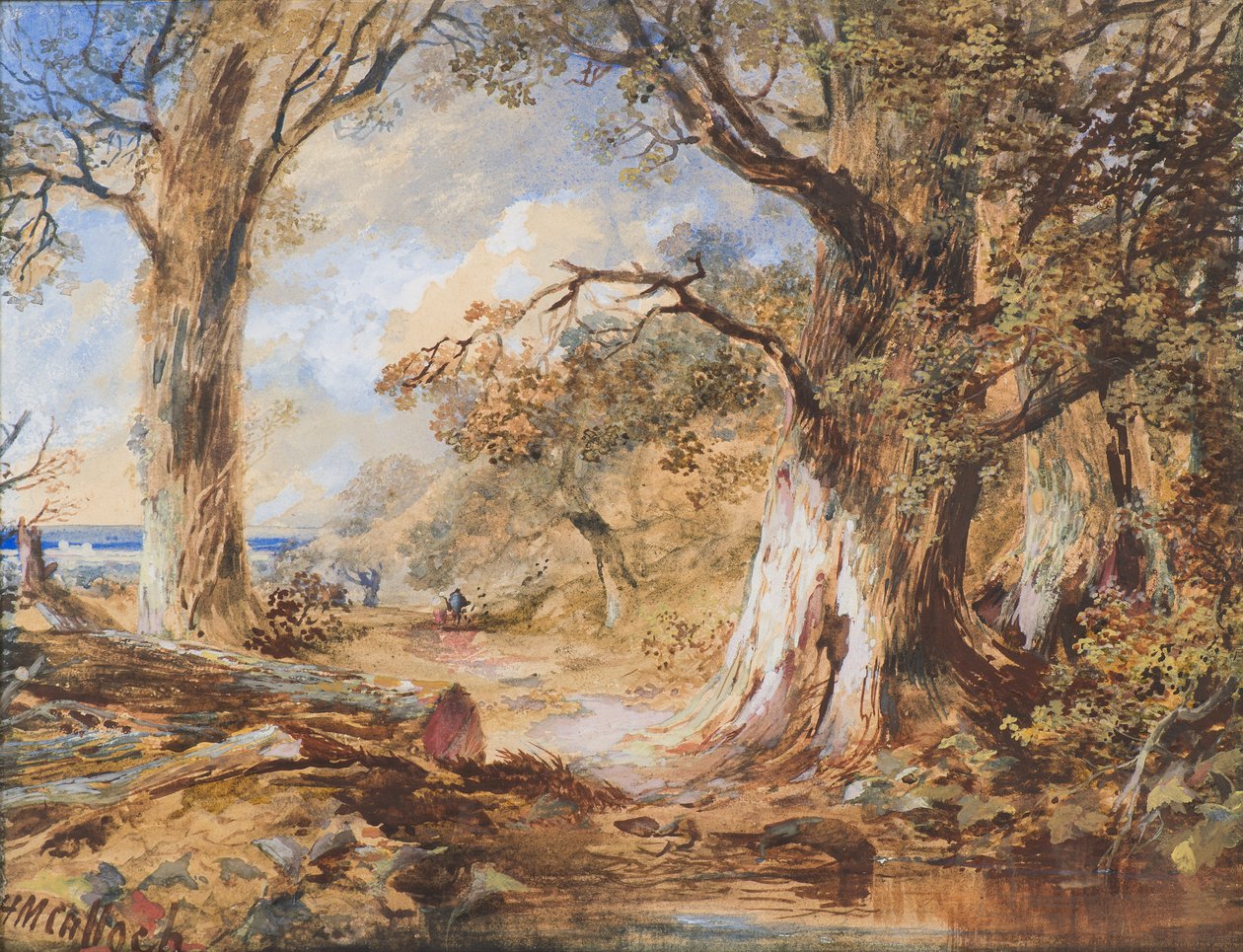 Kanten af skoven af Horatio McCulloch
