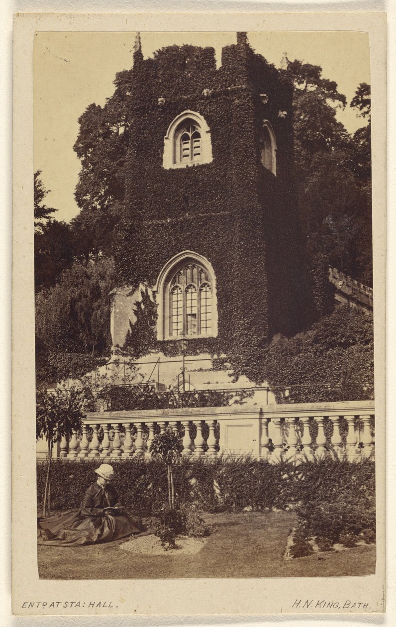 Gammel kirke nær Bath - i Prior Park - hvor Fielding skrev Tom Jones. af Horatio Nelson King