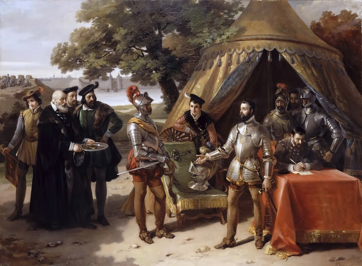 The Siege of Thionville, 23. juni 1558 af Hortense Haudebourt Lescot
