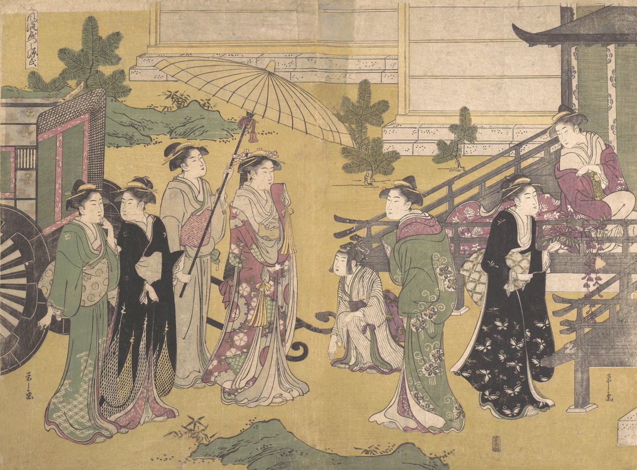 Hvad er bagsiden af ​​Fuji? 1790. af Hosoda Eishi
