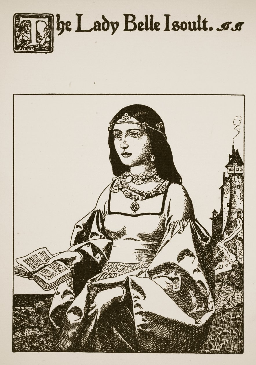 The Lady Belle Isoult, illustration fra 