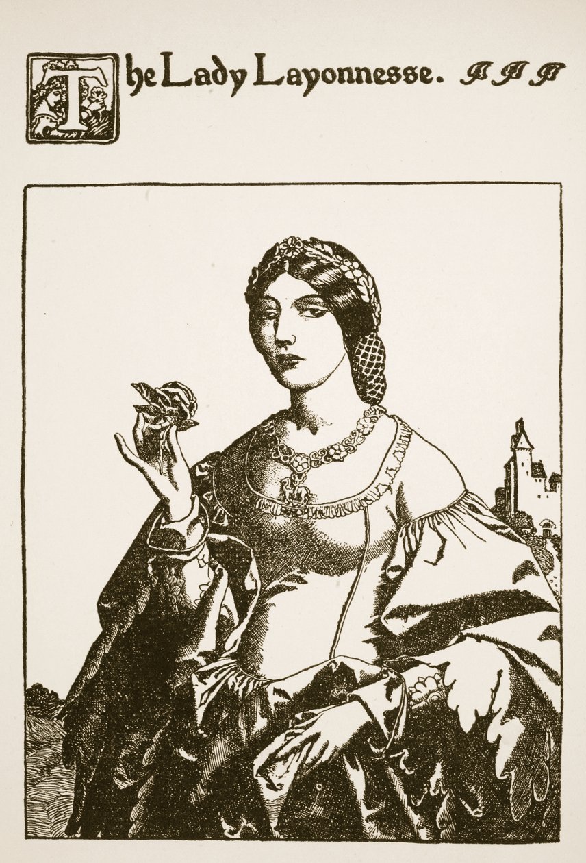 The Lady Layonnesse, illustration fra 