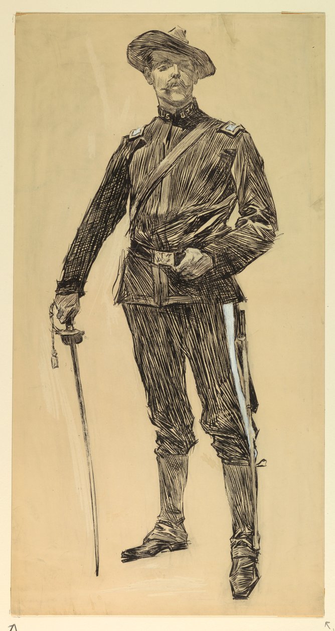 Amerikansk officer (spansk-amerikansk krig) af Howard Chandler Christy