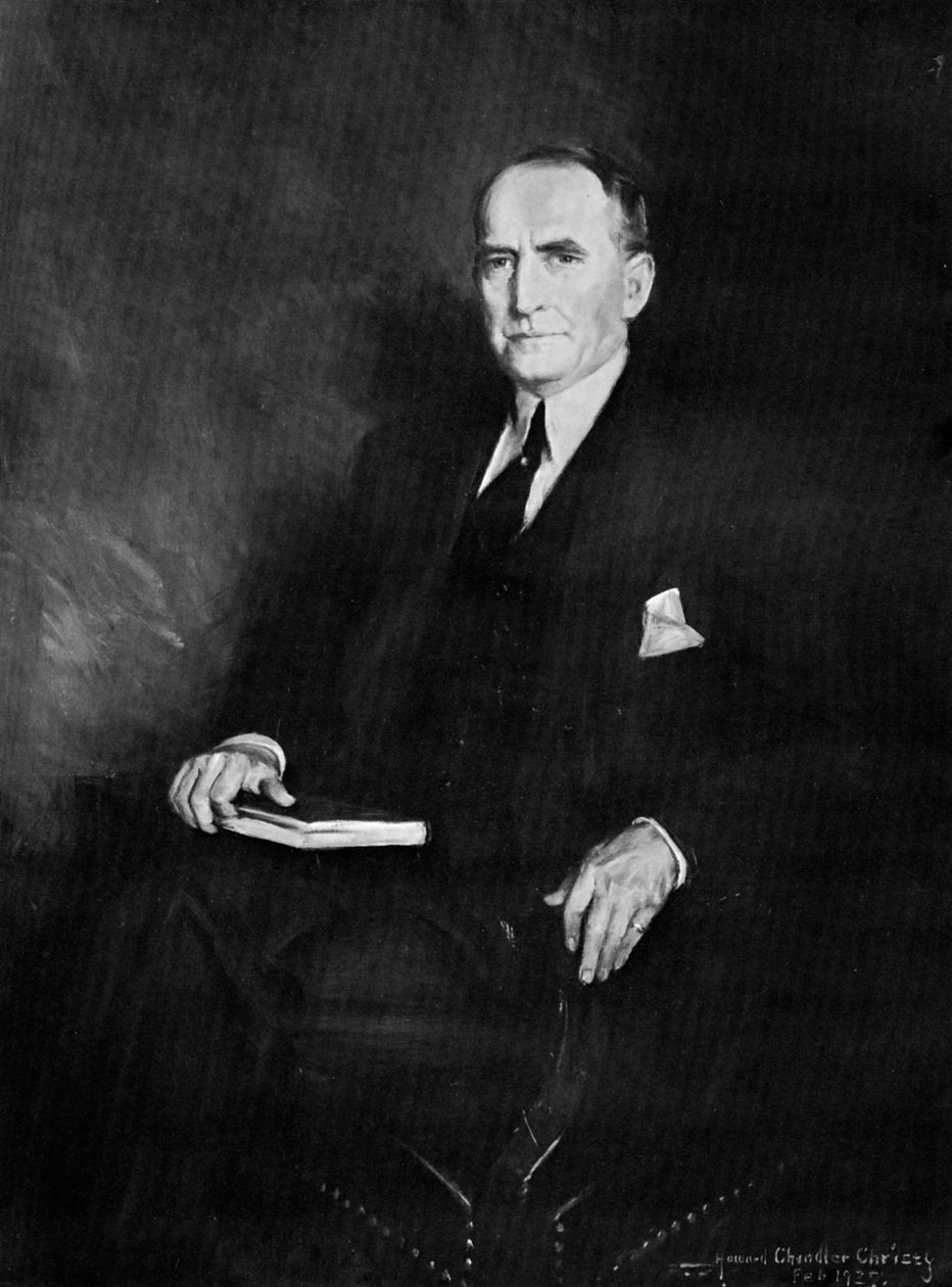 William Brockman Bankhead, formand for Repræsentanternes Hus, c1937. af Howard Chandler Christy