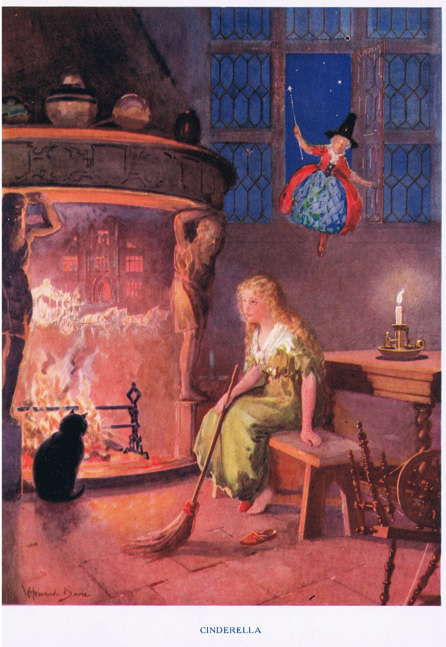 Askepot, illustration fra 