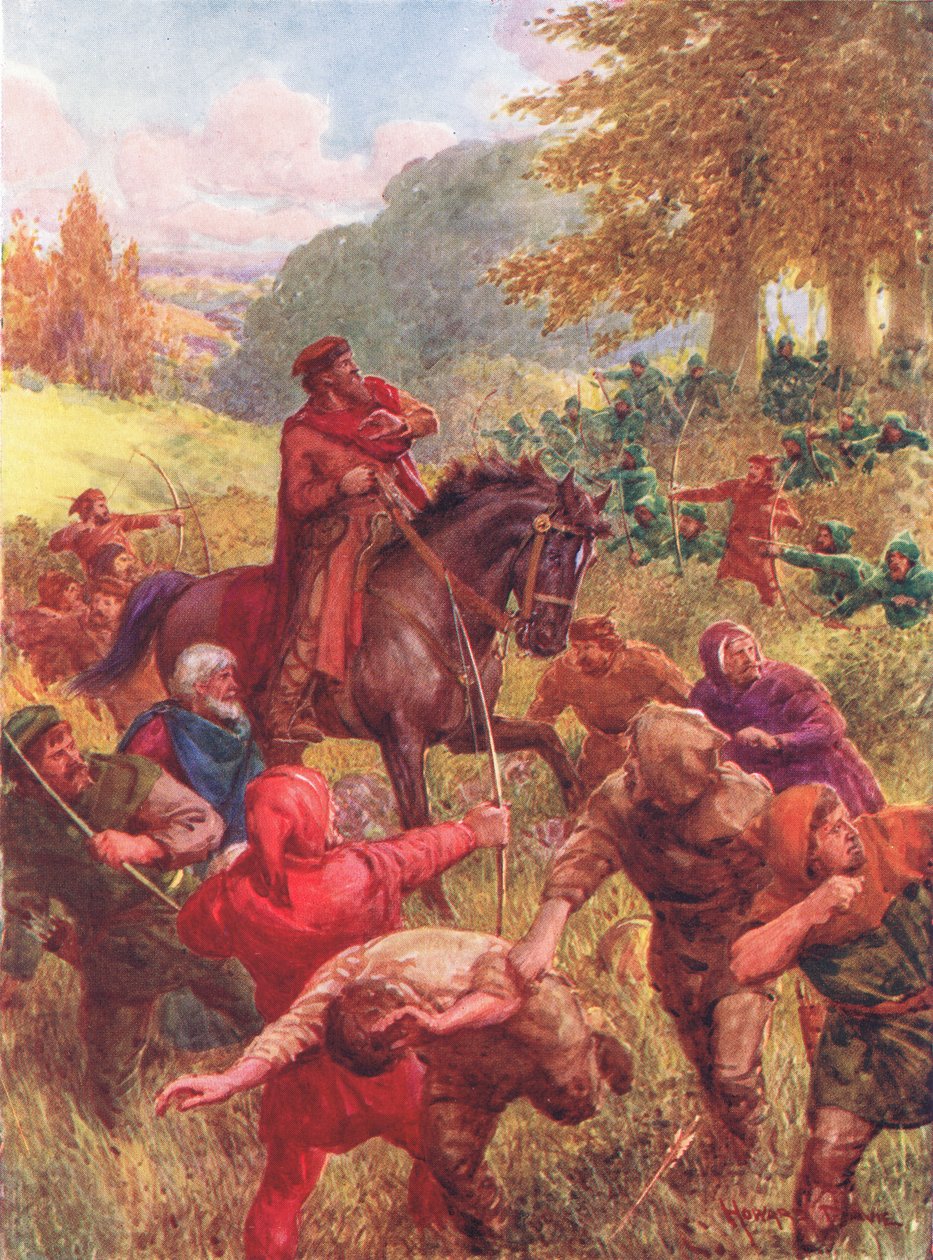 The Rescue of Sir Richard of the Lea, illustration fra 