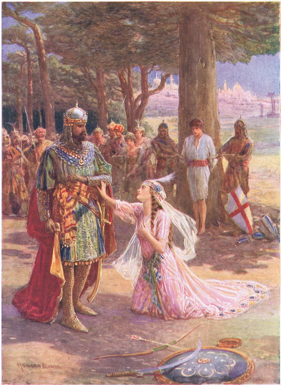 Prinsessen henvendte sig til sin far, fra 