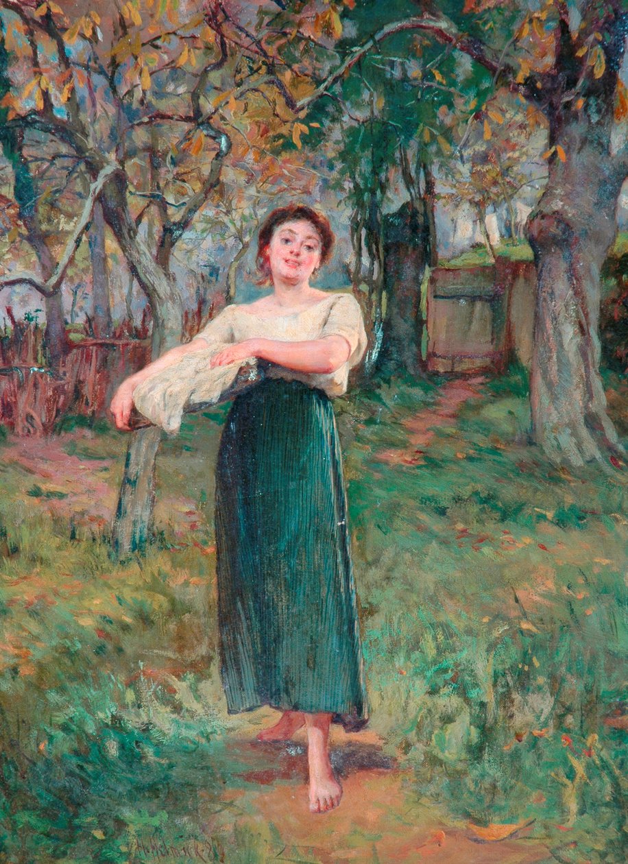 Vaskepigen, 1883 af Howard Helmick