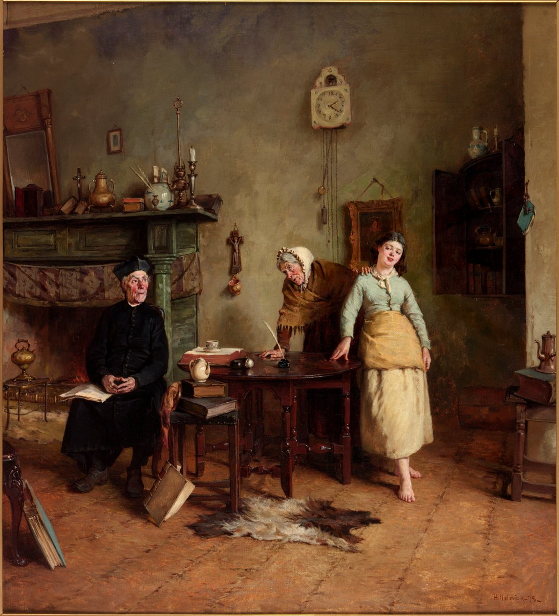 Den egensindige datter, 1878 af Howard Helmick