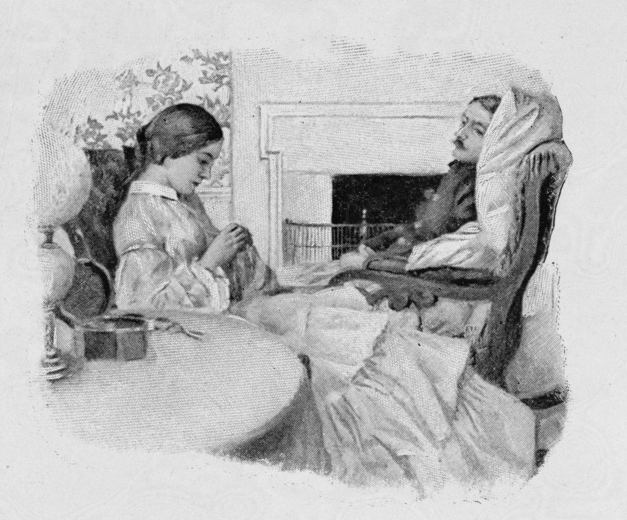 A Soldier Convalescing at Home, fra Harper